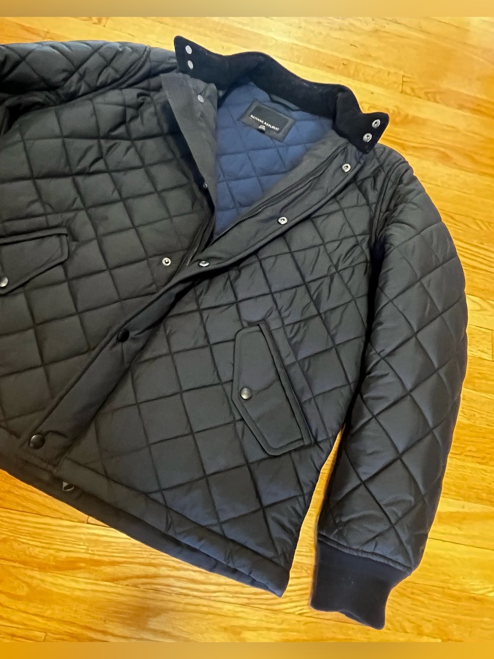 Banana Republic Quilted Lightweight Jacket in Navy